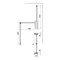Sway tringle de penderie rabattable