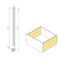 Cassetto esterno Vertex 3D 60 kg altezza 242  mm