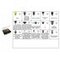 Samling av panel- og trimklips Ford-type