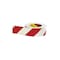 Warnmarkierung, Band LxB 66mx60mm, PE, Standard, rot/weiß, selbstklebend