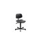Arbeitsdrehstuhl, Standardsitz schwarz, PU-Schaum, Sitz H 440-580mm