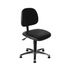 Arbeitsdrehstuhl,Sitz Kunstleder schwarz,Sitz HxBxT 490-630x470x450mm