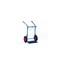 Flaschenkarre, Tragl. 200kg, 2x40/50l Flasche, m. Kette, RAL5010