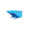 Kippbehälter, HxLxB 1095x1720x1870mm, 2, 1m³, Tragl. 1500kg, RAL5012