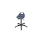 Hocker,Sitz H 630-890mm,Sitz blau,Gestell schwarz,Lift schwarz,Gleiter