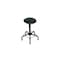 Hocker, Sitz H 690-950mm, Sitz Kunstleder schwarz, Gestell schwarz