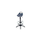 Stehhilfe,Sitz PU-Schaum blau,Sitz H 600-860mm,Fußring,Gestell schwarz