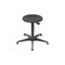 ESD-Hocker, Sitz H 380-520mm, Sitz schwarz, Gestell schwarz, Gleiter