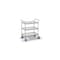 Allzweckwagen,Tragl. 150kg,3 Etage(n),Ladefl. LxB 660x340mm,silbergrau