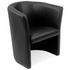 Sessel, 1-Sitzer, Leder schwarz, HxB 770x690mm