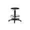 Hocker, Sitz H 590-840mm, Sitz Kunstleder schwarz, m. Fußring