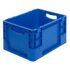 Stapelbehälter, HxLxB 220x400x300mm, 25l, PP, blau, Wände geschlossen