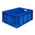 Stapelbehälter, HxLxB 320x800x600mm, 132l, PP, blau, Wände geschlossen