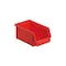Sichtlagerkasten, HxBxT 77x100x170/140mm, PP, rot