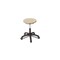 Hocker, Sitz H 420-550mm, Standardsitz Buche, Gestell schwarz, Rollen