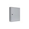 Schlüsselschrank,21 Haken,HxBxT 350x270x80mm,Korpus RAL7035,Front RAL7035