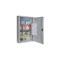Schlüsselschrank,32 Haken,HxBxT 450x300x80mm,Korpus RAL7035,Front RAL7035