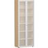 Büroschrank, HxBxT 2160x800x420mm, 5xHolzboden, 6 OH, Korpus Buche