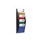 Wandprospekthalter,HxBxT 540x220x80mm,f. 4xDIN A5,Ablage(n) transparent