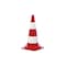 Leitkegel, H 750mm, PVC, rot/weiß, tagesleuchtend