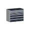 Schubladenschrank,HxBxT 1000x1300x750mm,7 Schublade(n),Normallastauszug