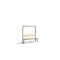 Umkleidebank, HxLxT 1710x1500x403mm, Holzleisten, Gestell schwarzgrau