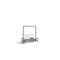 Doppelsitzbank, HxLxT 1710x1500x756mm, PVC-Leisten hellgrau