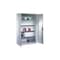 Universalschrank, HxBxT 1950x1200x500mm, Korpus RAL7035, Front RAL7035