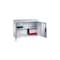 Aufsatzschrank, f. Büro-Flügeltürenschrank, Korpus RAL7035, Front RAL7021