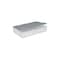 Scharnierdeckel, PE, f. Stapelbehälter, f. Behälter LxB 600x400mm, grau
