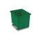 GFK-Großbehälter,konisch,HxLxB 875x1620x1190mm,1100l,grün,Einfahrtaschen
