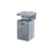 Kombiascher,HxBxT 440x310x310mm,40l,Wandbefestigung,Korpus feuerverzinkt