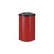 Papierkorb, selbstlöschend, 110l, HxØ 710x450mm, Kopfteil schwarz