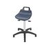 Hocker,Sitz H 480-610mm,Sitz blau,Gestell schwarz,Lift verchromt,Gleiter