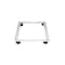 Fahrgestell, f. Pultschrank, H 60mm, Gestell Stahl, 4 Lenkrollen, RAL7035