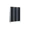 Abteilschrank, HxBxT 1850x1200x500mm, 3 Abt., RAL7035, Front RAL7016