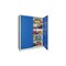 Großraum-Flügeltürenschrank,HxBxT 1950x1500x600mm,RAL7035,Front RAL5010