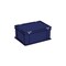 Euronorm-Stapelbehälter,HxLxB 185x400x300mm,16l,PP,blau,Scharnierdeckel