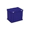 Euronorm-Stapelbehälter,HxLxB 335x400x300mm,31l,PP,blau,Scharnierdeckel