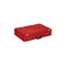 Euronorm-Koffer, HxLxB 135x600x400mm, 23l, PP, rot, Scharnierdeckel