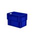 Euronorm-Drehstapelbehälter, HxLxB 420x600x400mm, 80l, PP, blau
