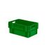 Euronorm-Drehstapelbehälter, HxLxB 270x600x400mm, 50l, PP, grün