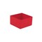 Einsatzkasten, HxLxB 63x108x108mm, Polystyrol, rot