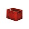 Euronorm-Stapelbehälter, HxLxB 270x400x300mm, 23, 3l, PP, rot