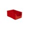 Sichtlagerkasten, HxBxT 200x300x510/455mm, PP, rot