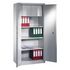 Büro-Sicherheitsschrank,HxBxT 1950x930x500mm,Korpus RAL7035,Front RAL7035