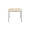 Mehrzwecktisch, HxBxT 740x700x600mm, rechteckig, 4-Fuß alusilber