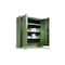 Wandschrank,HxBxT 830x700x300mm,Doppel-Flügeltür,3xStahlboden,Zyl.-Schl.