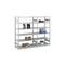Lagerregal, Grund+Anbau, HxBxT 2500x2370x335mm, Fachl. 150kg