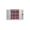 Wandschrank mit Kästen, HxBxT 780x690x285mm, 42 Kästen PE, 5xStahlboden